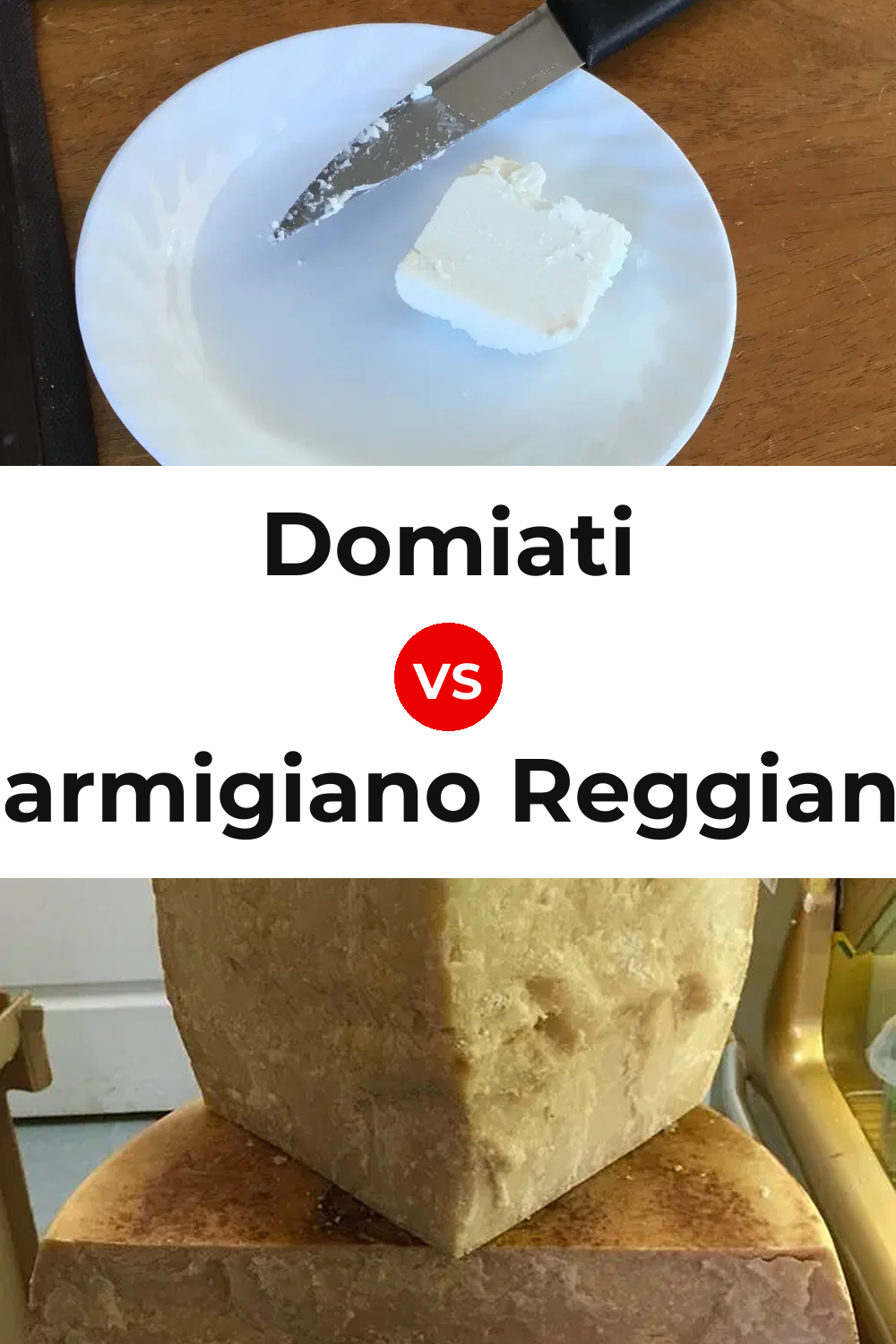 Domiati Cheese vs Parmigiano Reggiano Cheese Pinterest comparison