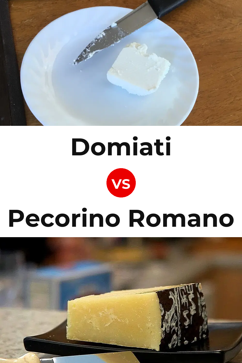 Domiati Cheese vs Pecorino Romano Cheese Pinterest comparison