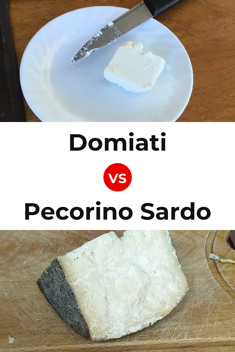 Domiati Cheese vs Pecorino Sardo Cheese Pinterest comparison
