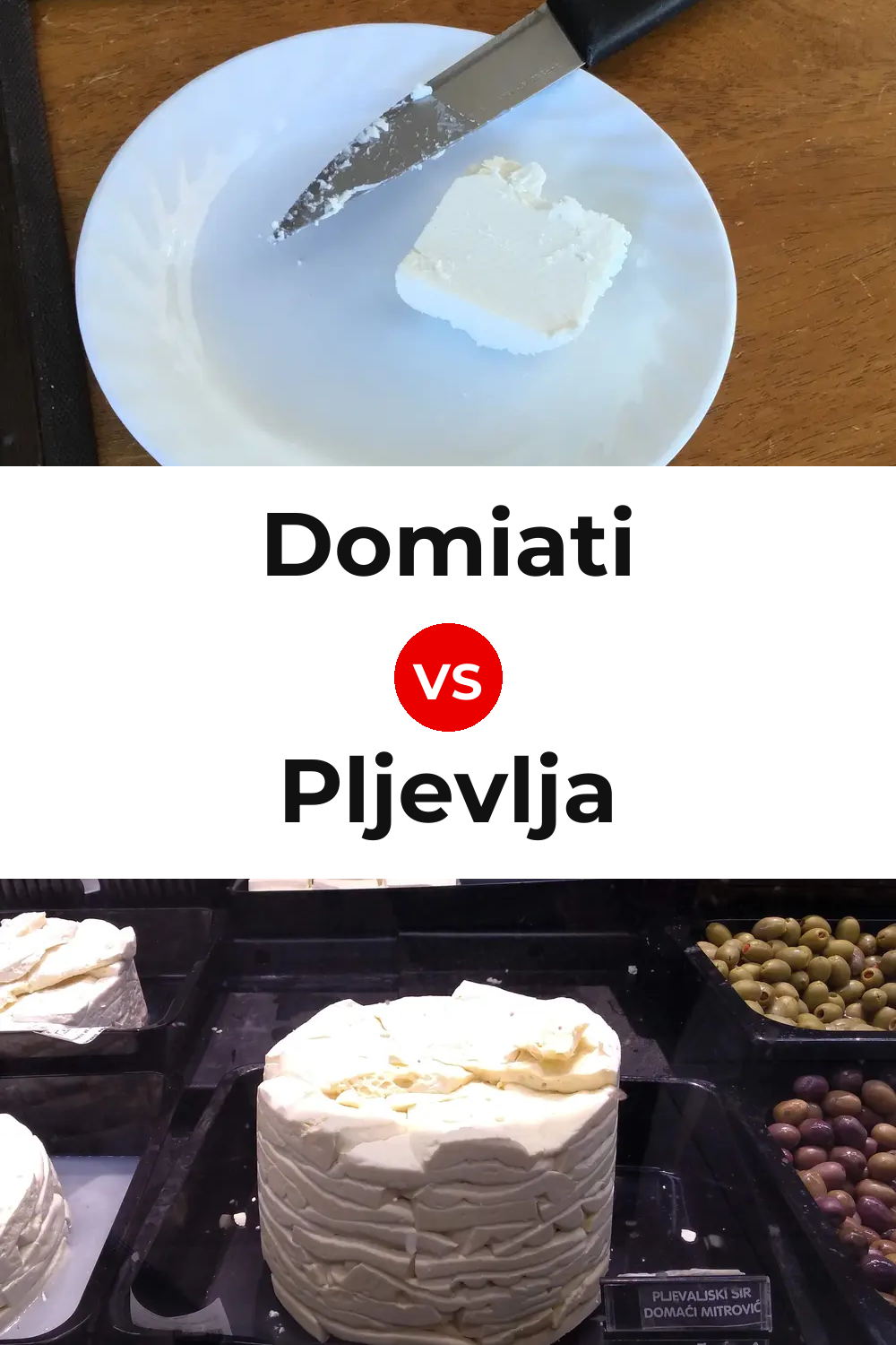 Domiati Cheese vs Pljevlja Cheese Pinterest comparison