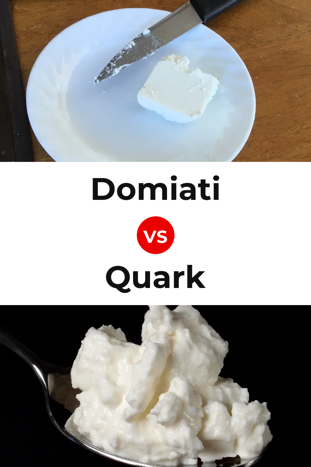 Domiati Cheese vs Quark Cheese Pinterest comparison
