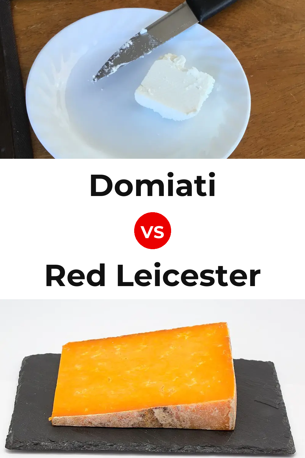 Domiati Cheese vs Red Leicester Cheese Pinterest comparison