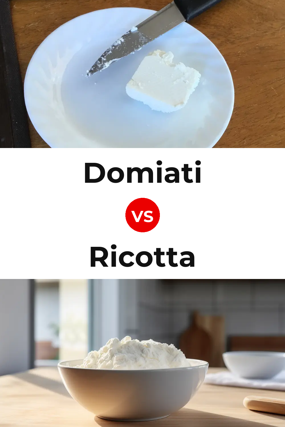 Domiati Cheese vs Ricotta Cheese Pinterest comparison