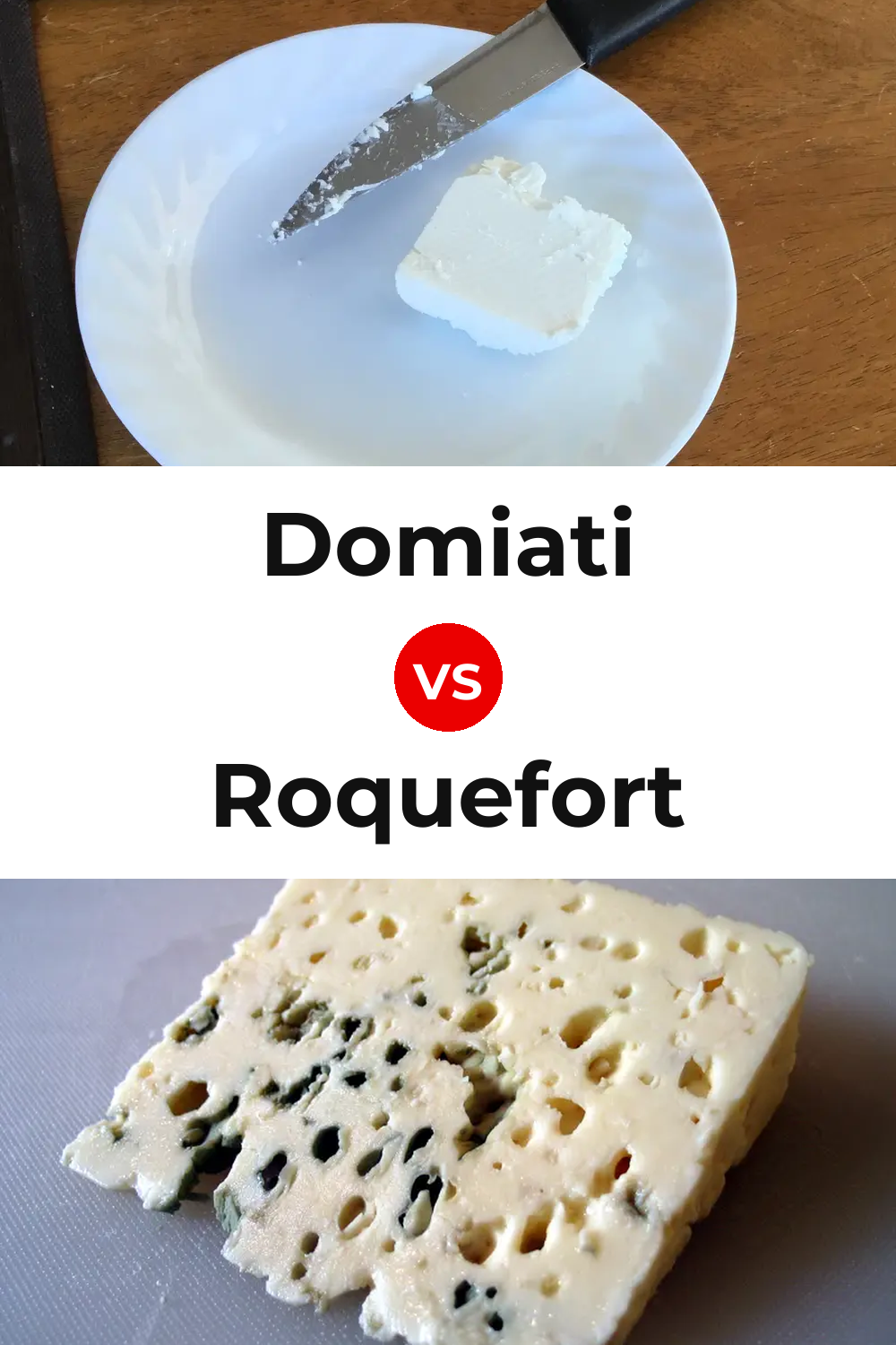 Domiati Cheese vs Roquefort Cheese Pinterest comparison