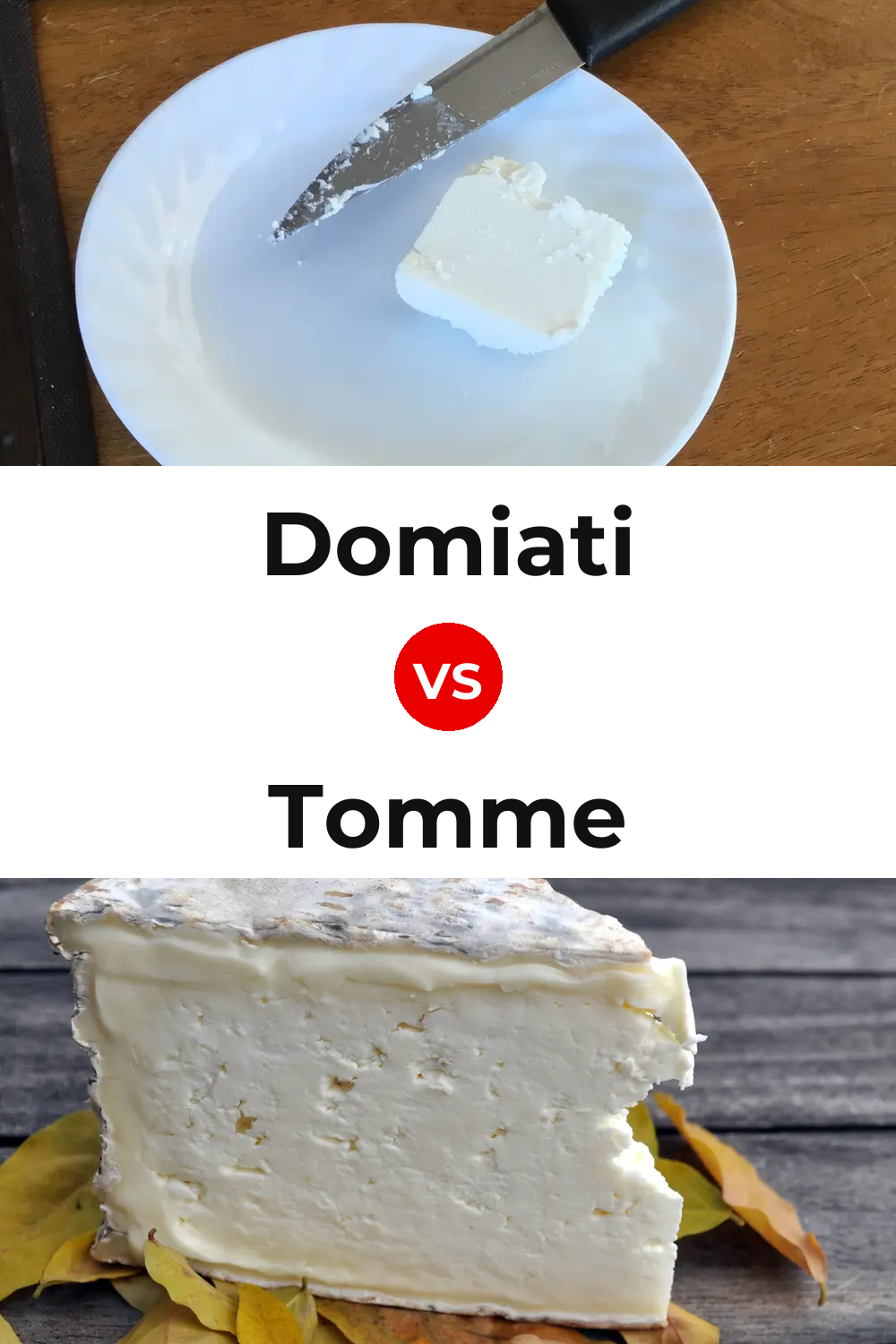 Domiati Cheese vs Tomme Cheese Pinterest comparison