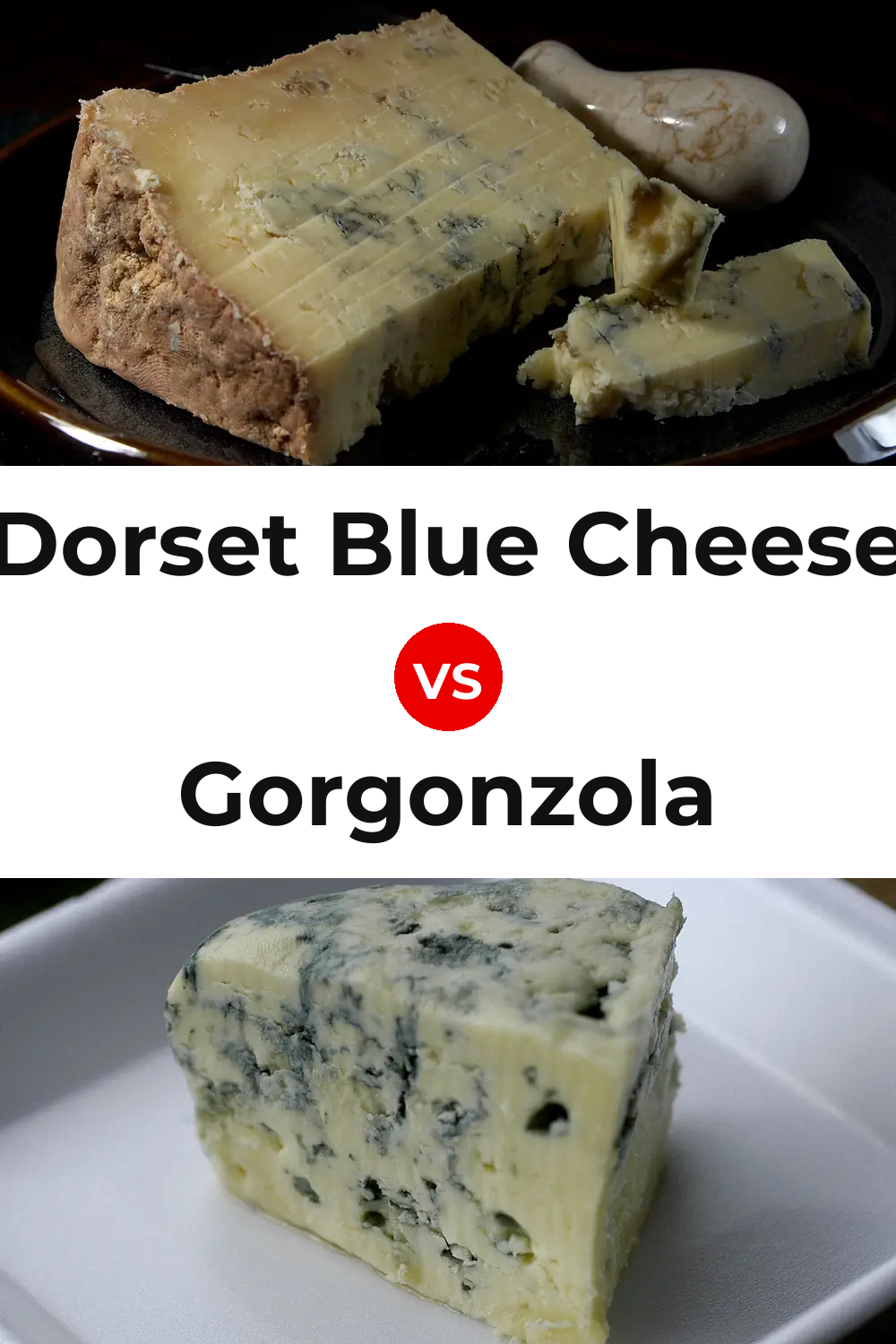 Dorset Blue Cheese vs Gorgonzola Cheese Pinterest comparison