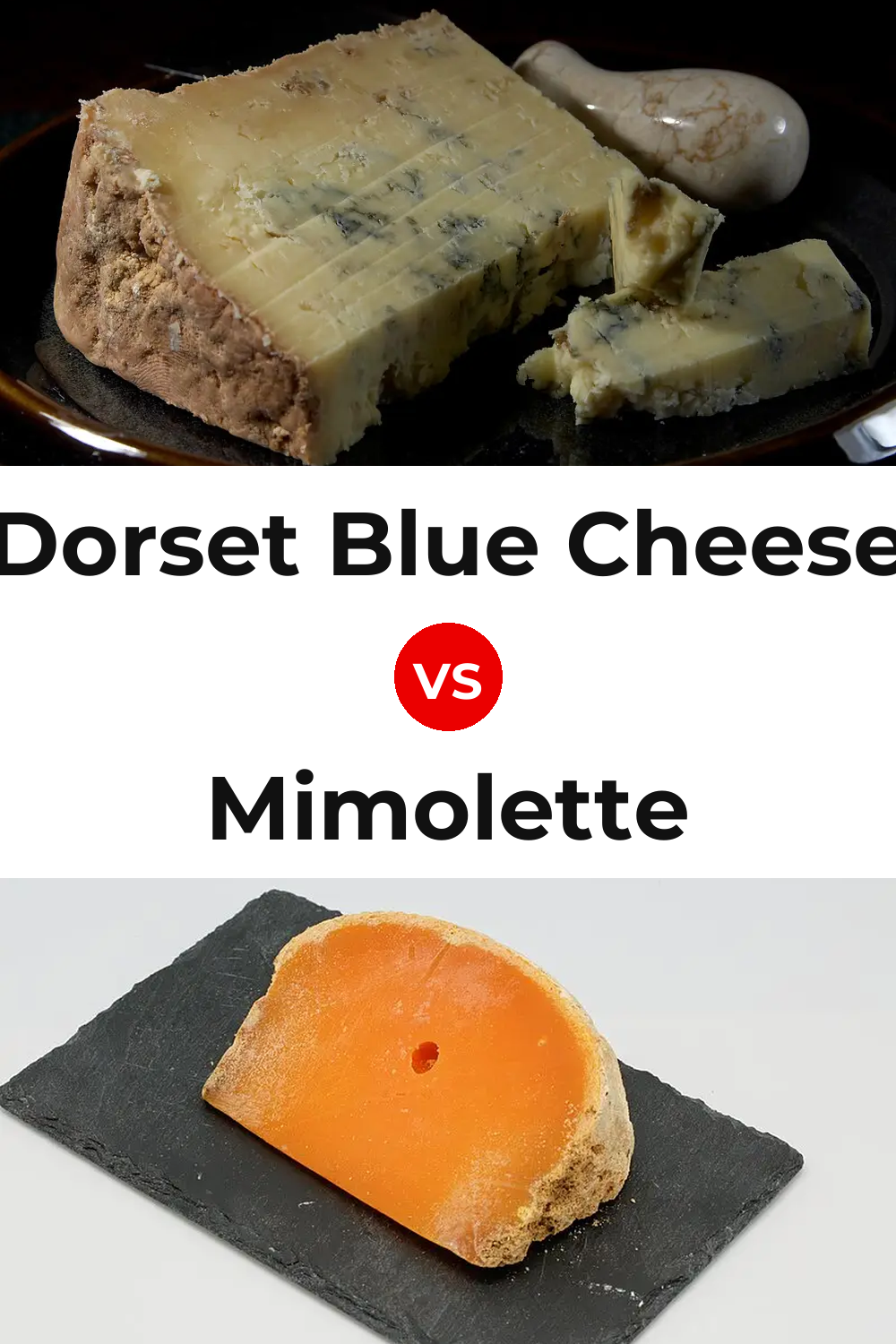 Dorset Blue Cheese vs Mimolette Cheese Pinterest comparison