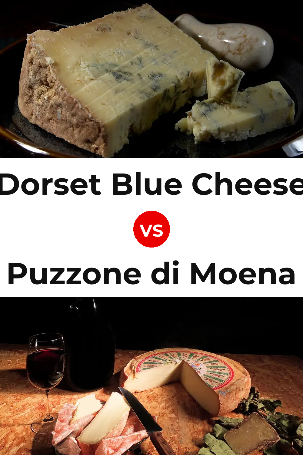Dorset Blue Cheese vs Puzzone di Moena Cheese Pinterest comparison