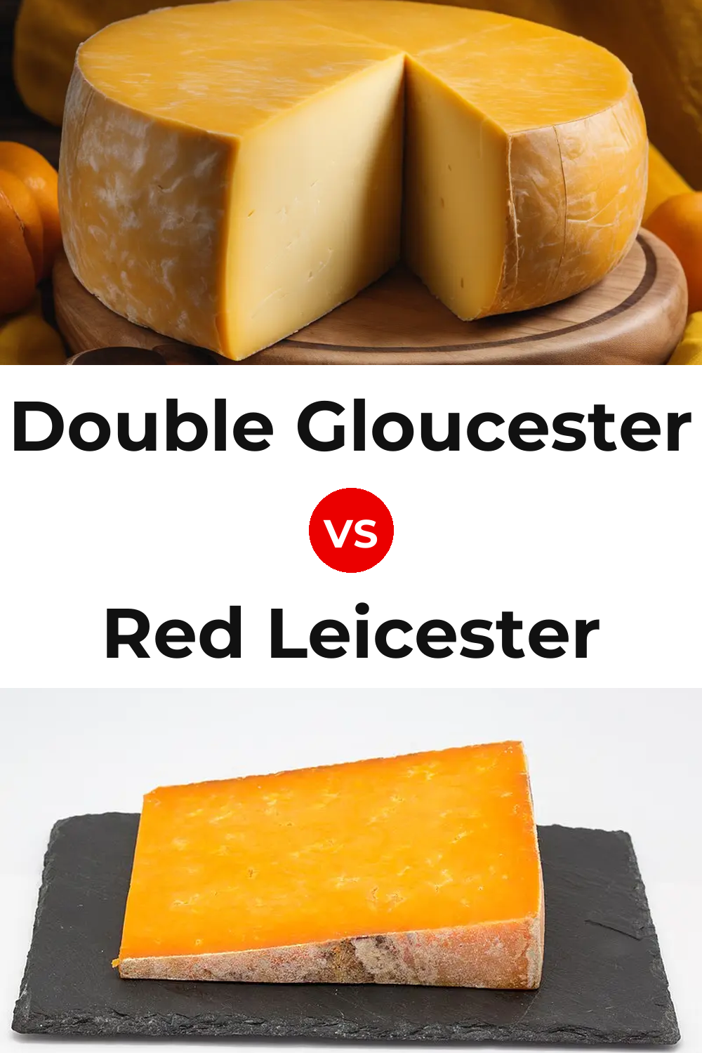 Double Gloucester Cheese vs Red Leicester Cheese Pinterest comparison