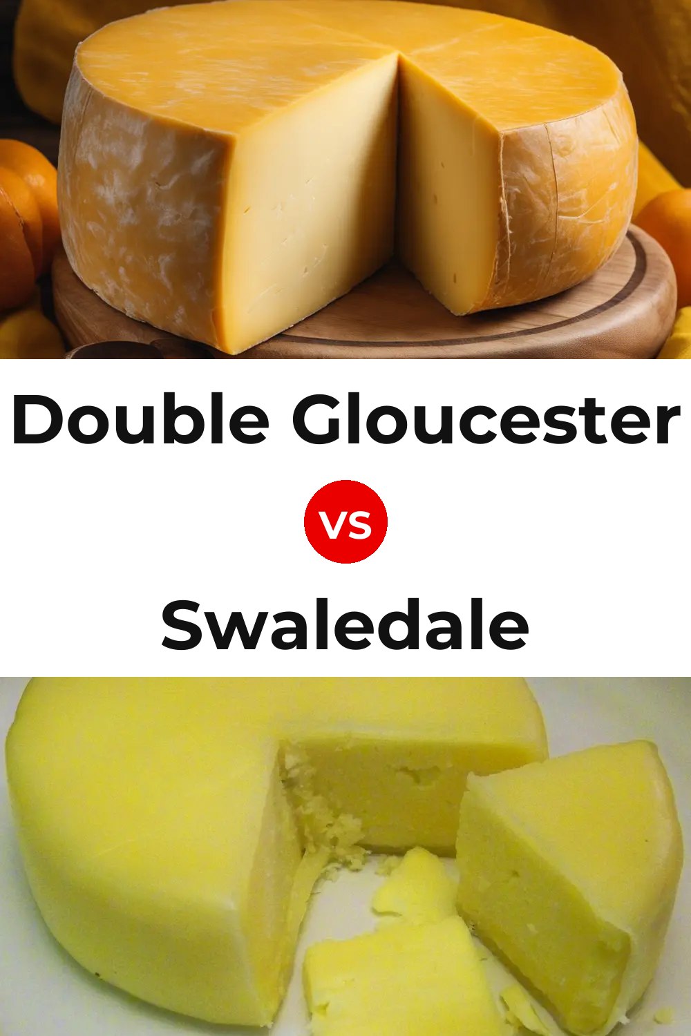 Double Gloucester Cheese vs Swaledale Cheese Pinterest comparison