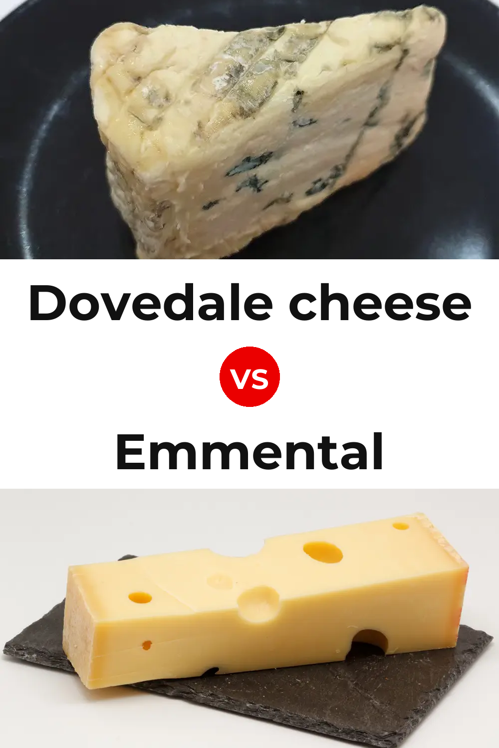 Dovedale cheese vs Emmental Cheese Pinterest comparison