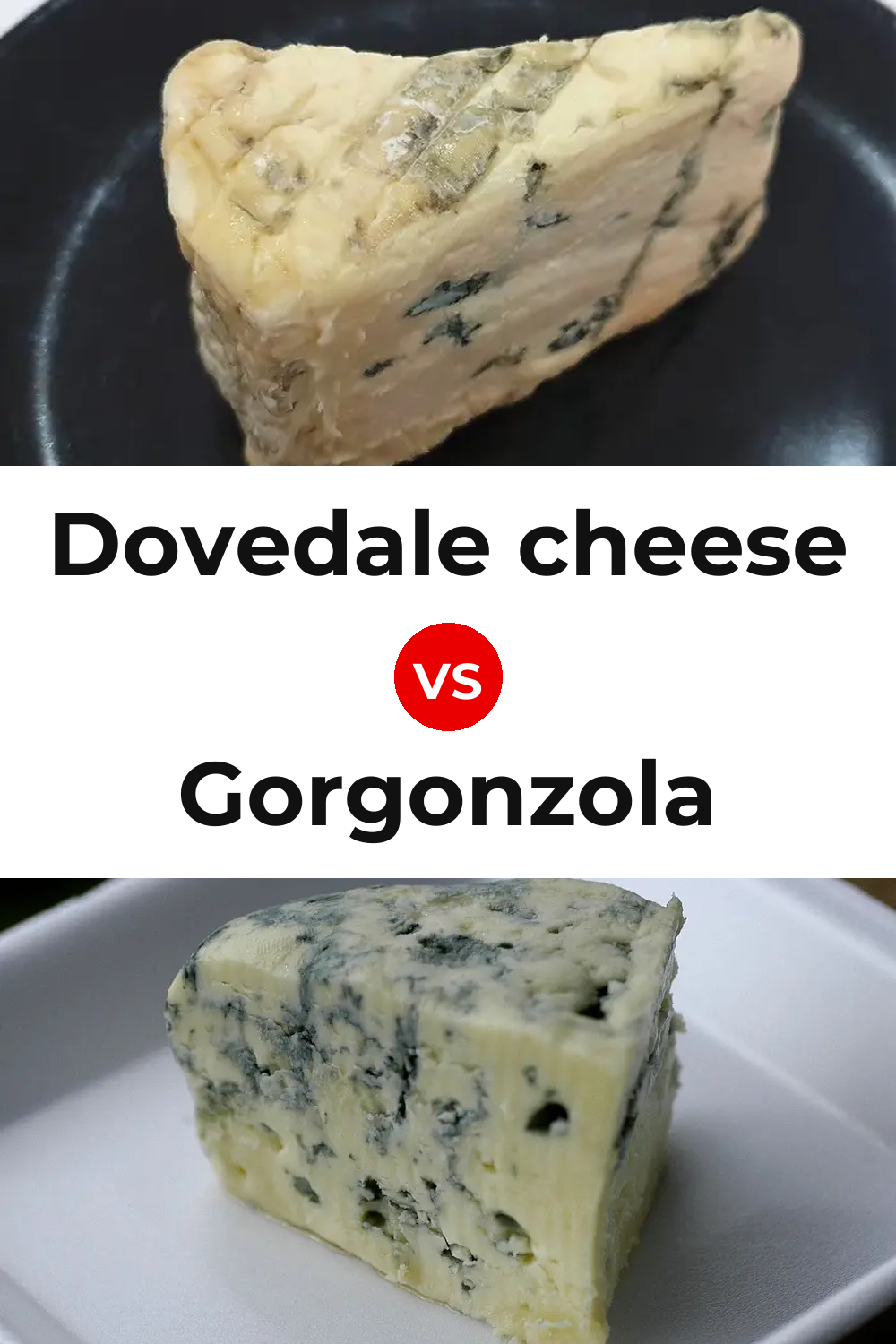 Dovedale cheese vs Gorgonzola Cheese Pinterest comparison