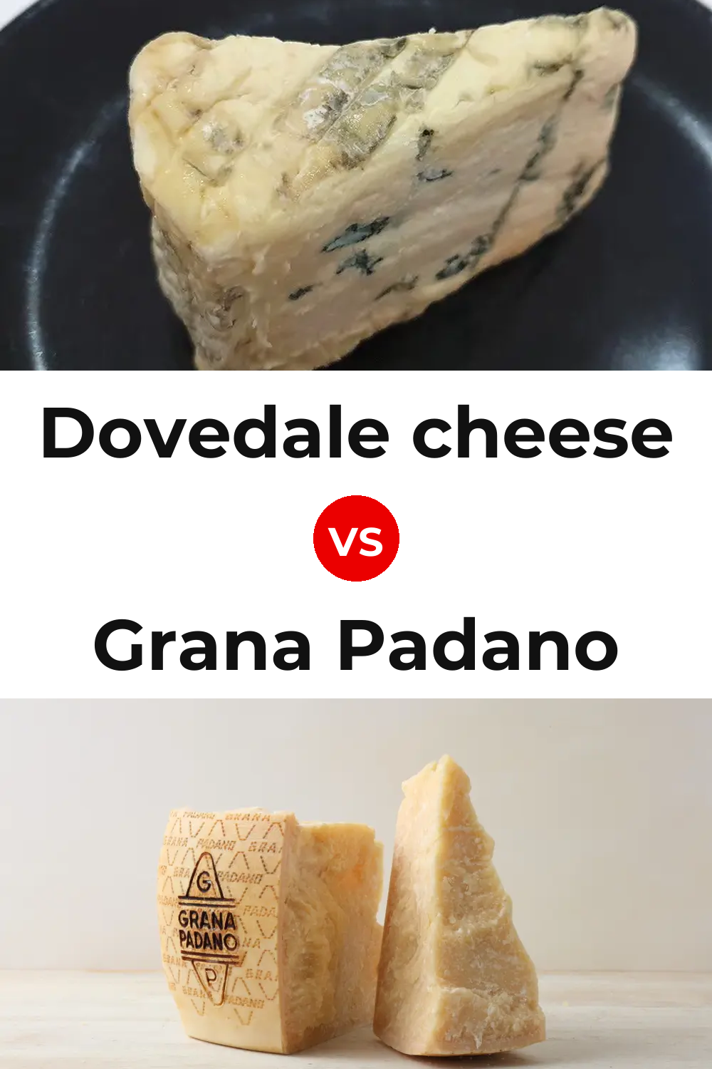 Dovedale cheese vs Grana Padano Cheese Pinterest comparison