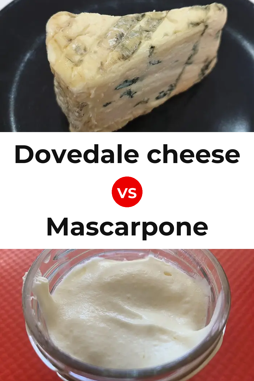Dovedale cheese vs Mascarpone Cheese Pinterest comparison