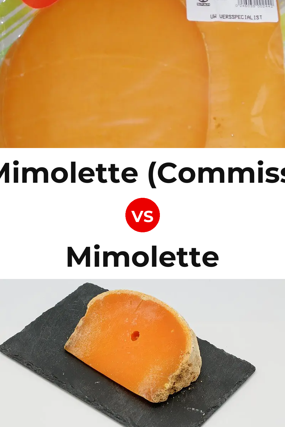 Dutch Mimolette (Commissiekaas) Cheese vs Mimolette Cheese Pinterest comparison