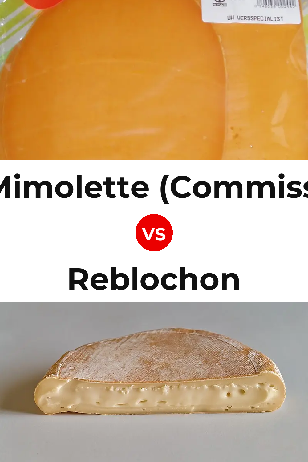 Dutch Mimolette (Commissiekaas) Cheese vs Reblochon Cheese Pinterest comparison