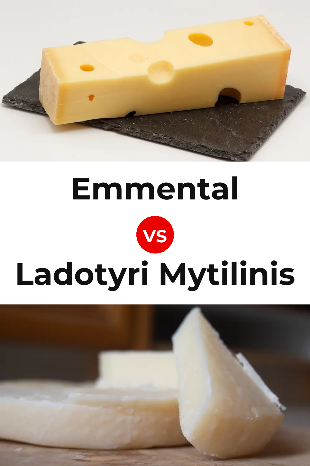 Emmental Cheese vs Ladotyri Mytilinis Cheese Pinterest comparison