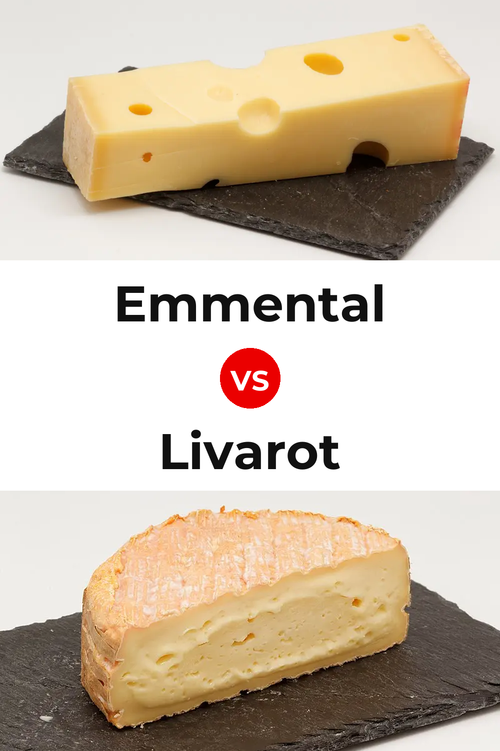Emmental Cheese vs Livarot Cheese Pinterest comparison