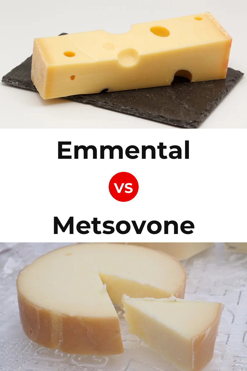 Emmental Cheese vs Metsovone Cheese Pinterest comparison