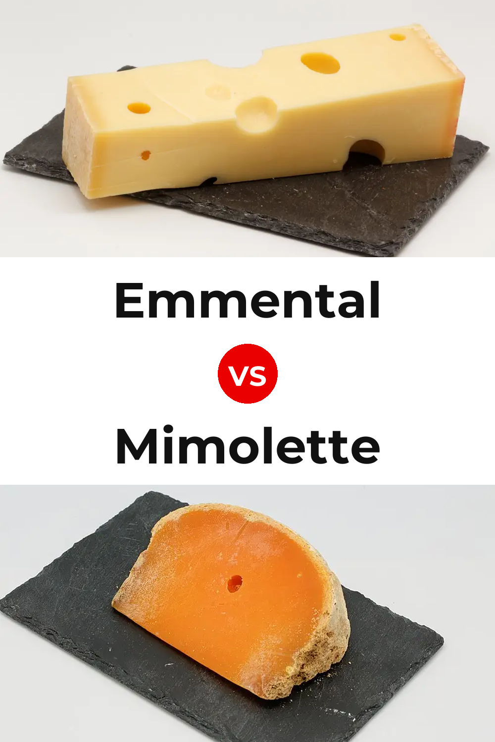Emmental Cheese vs Mimolette Cheese Pinterest comparison