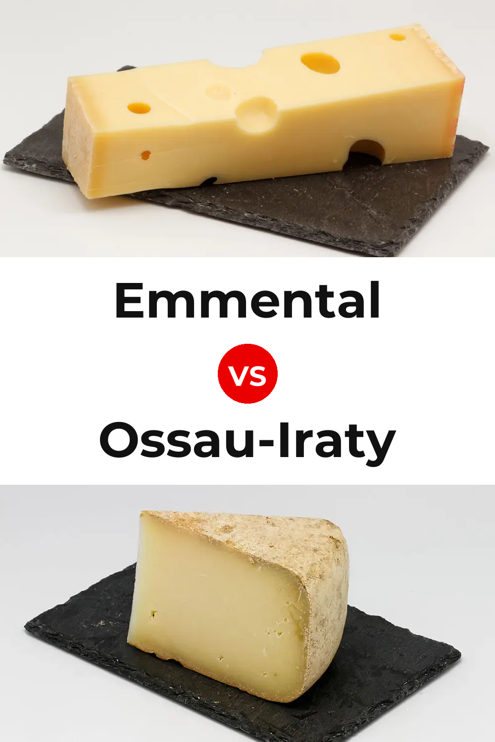 Emmental Cheese vs Ossau-Iraty Cheese Pinterest comparison