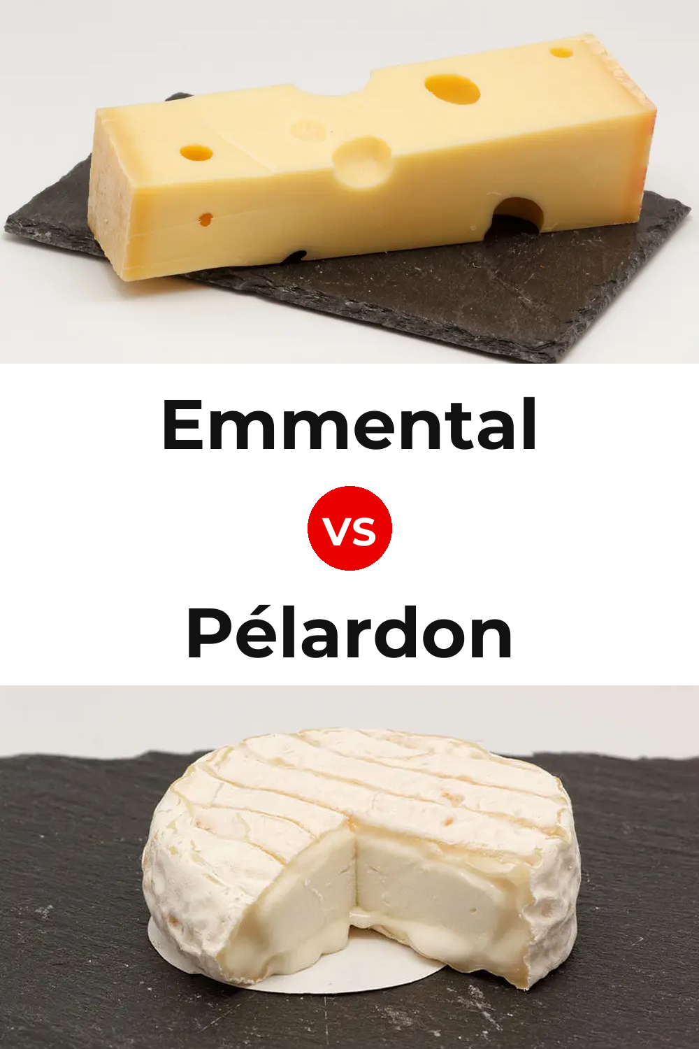Emmental Cheese vs Pélardon Cheese Pinterest comparison