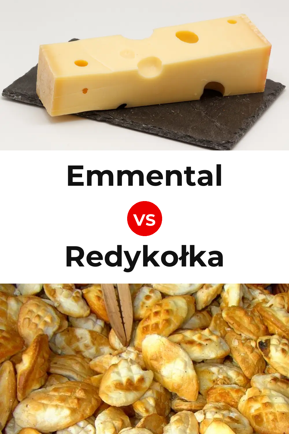 Emmental Cheese vs Redykołka Cheese Pinterest comparison