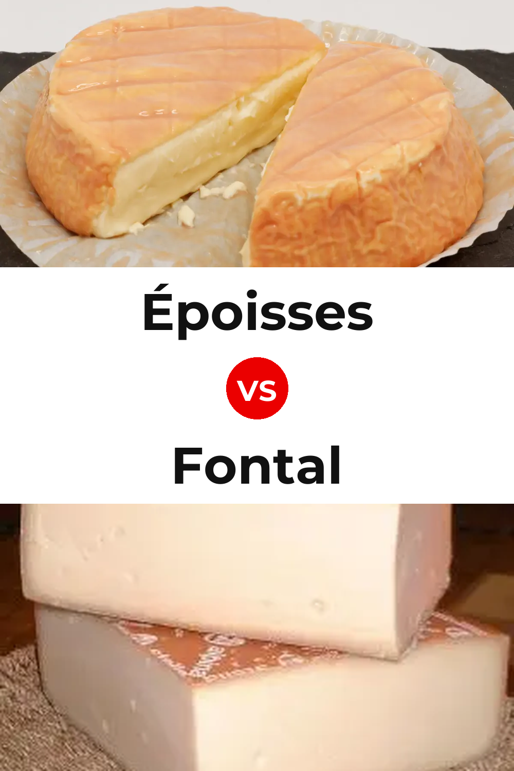 Époisses Cheese vs Fontal Cheese Pinterest comparison