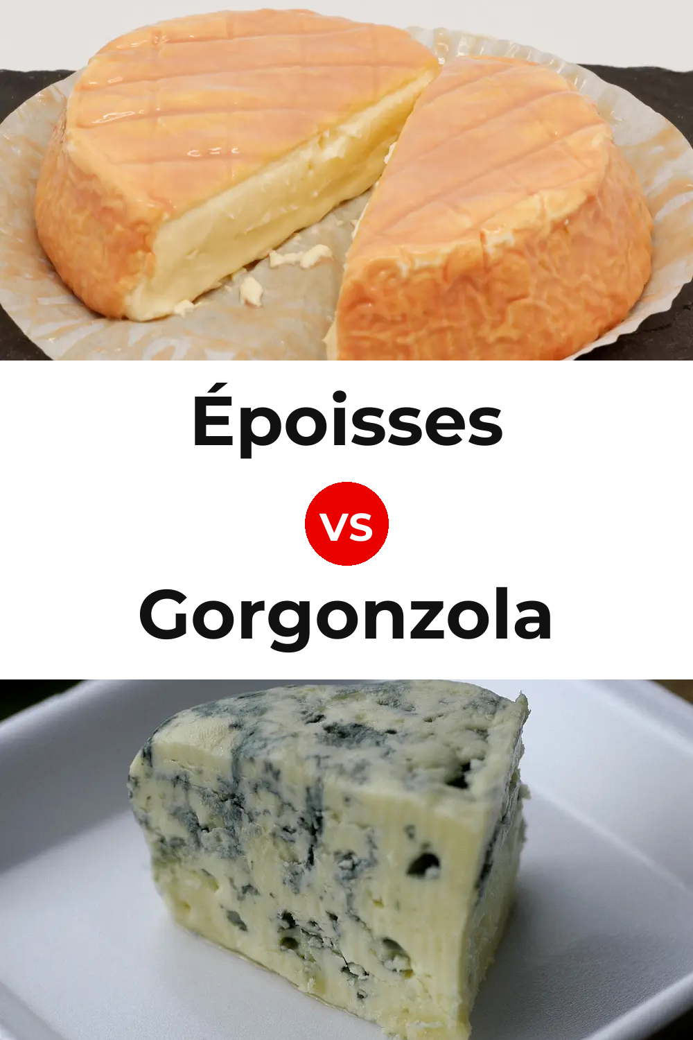 Époisses Cheese vs Gorgonzola Cheese Pinterest comparison