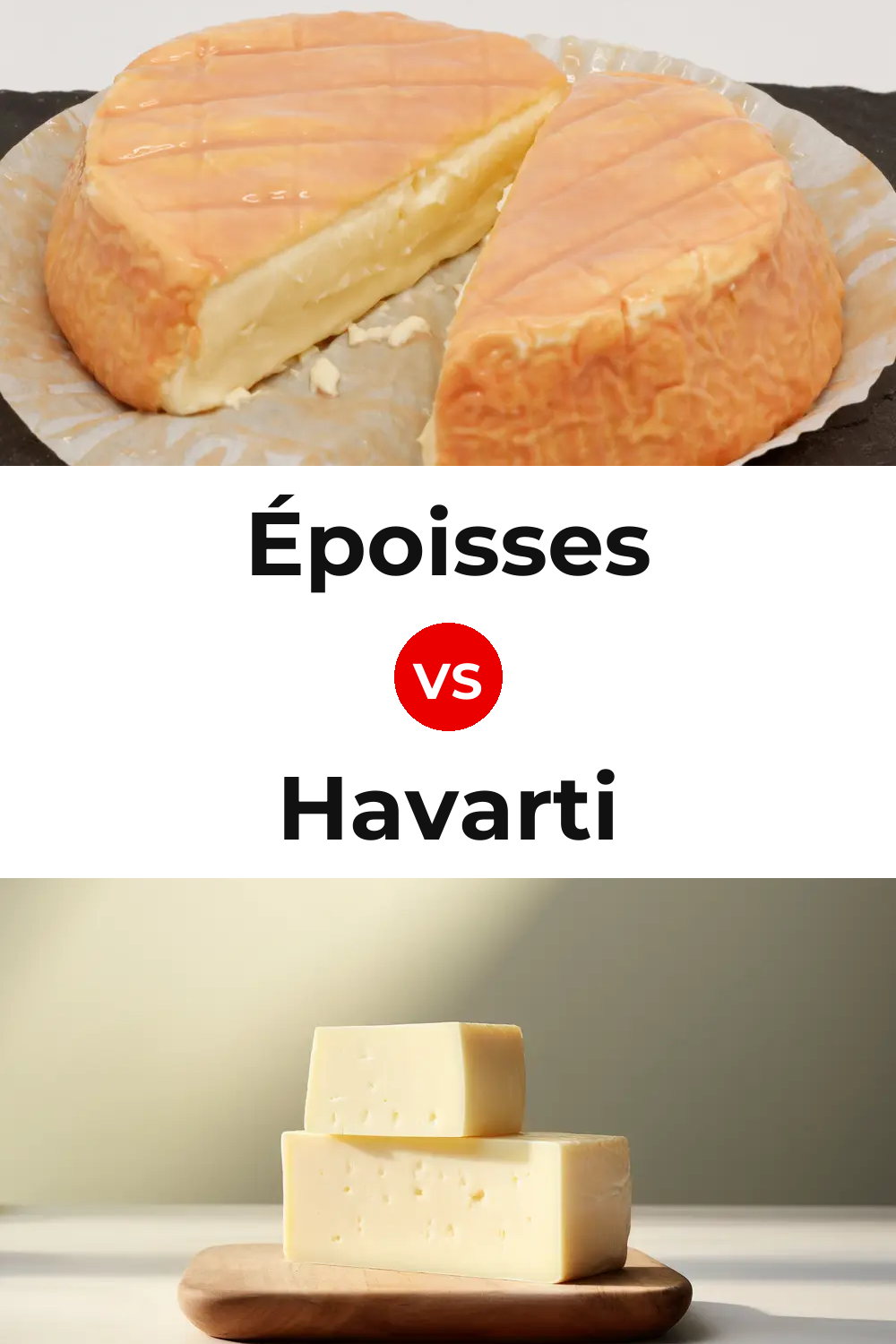 Époisses Cheese vs Havarti Cheese Pinterest comparison