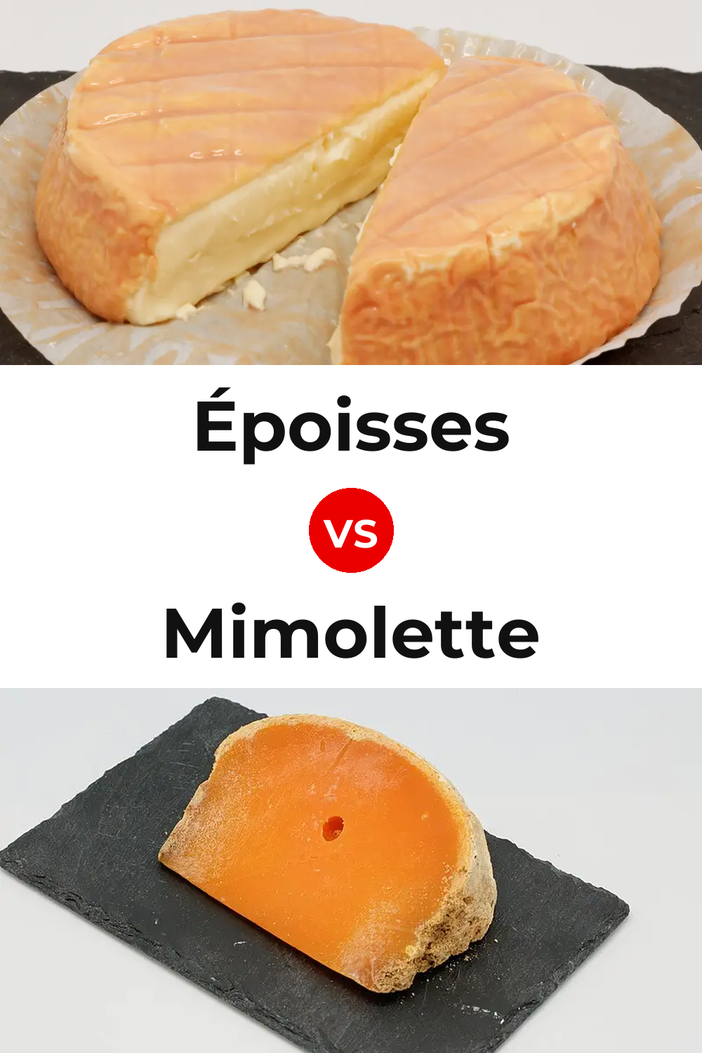 Époisses Cheese vs Mimolette Cheese Pinterest comparison