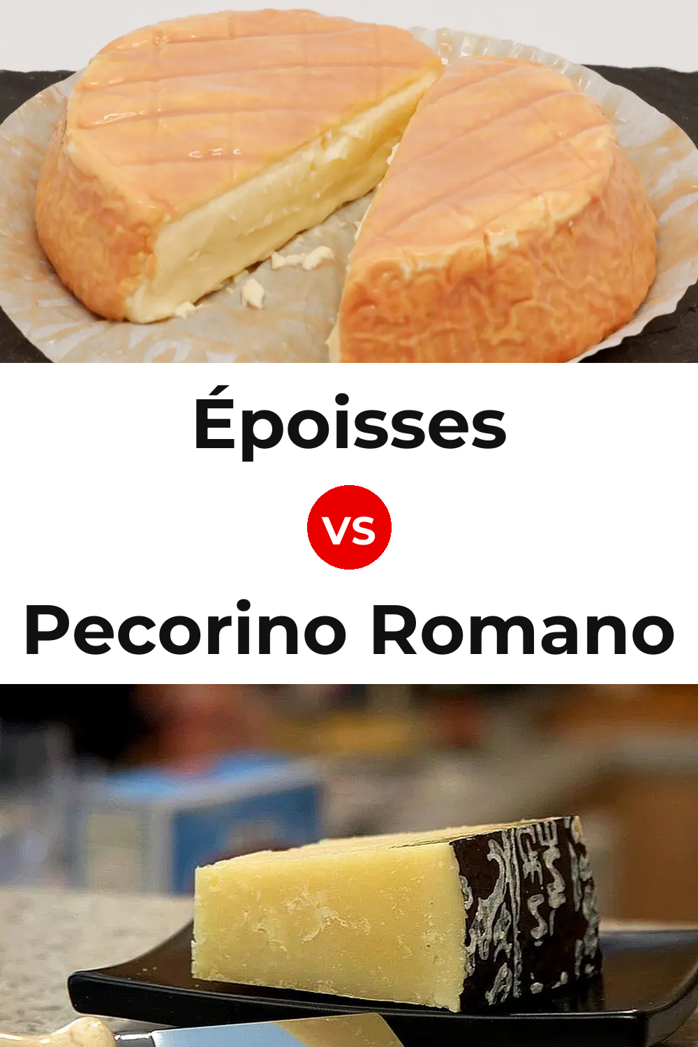 Époisses Cheese vs Pecorino Romano Cheese Pinterest comparison