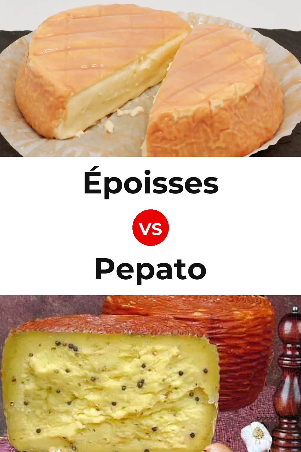 Époisses Cheese vs Pepato Cheese Pinterest comparison