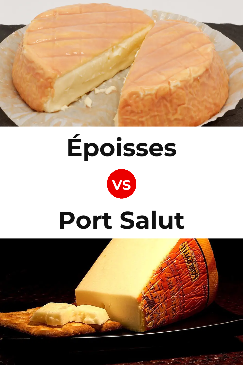 Époisses Cheese vs Port Salut Cheese Pinterest comparison