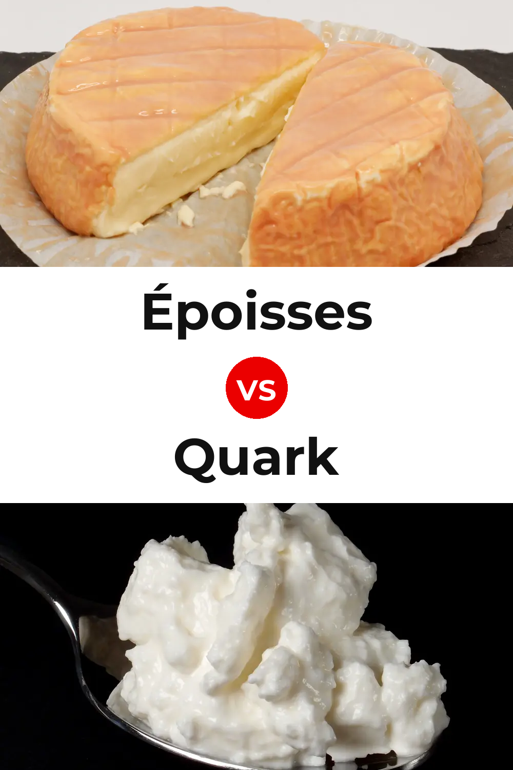 Époisses Cheese vs Quark Cheese Pinterest comparison