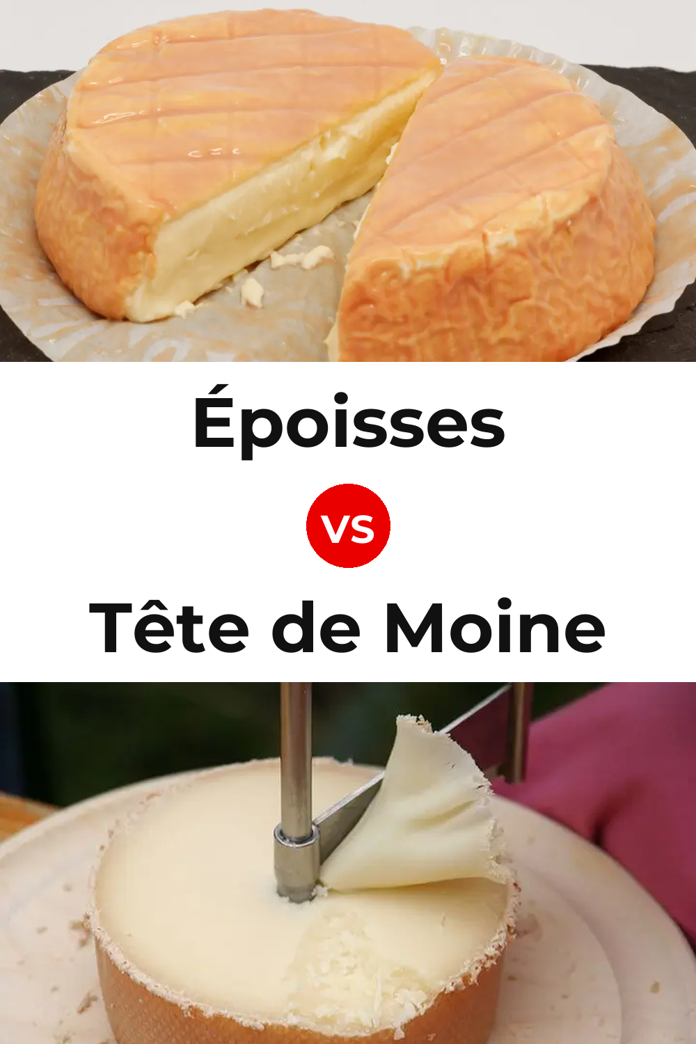 Époisses Cheese vs Tête de Moine Cheese Pinterest comparison