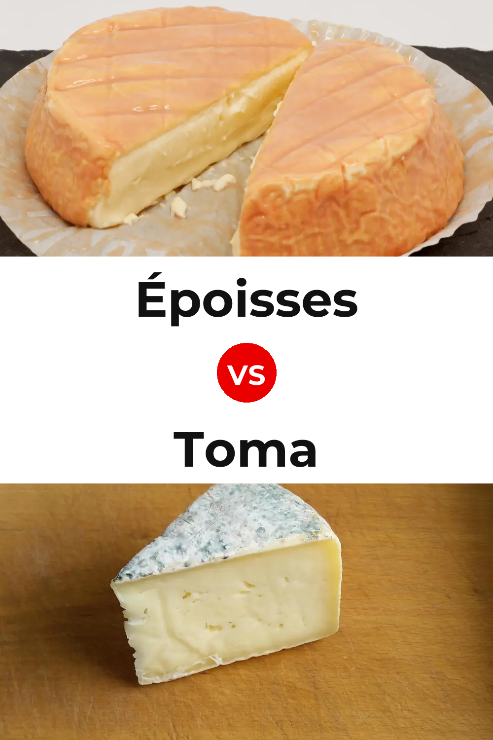 Époisses Cheese vs Toma Cheese Pinterest comparison