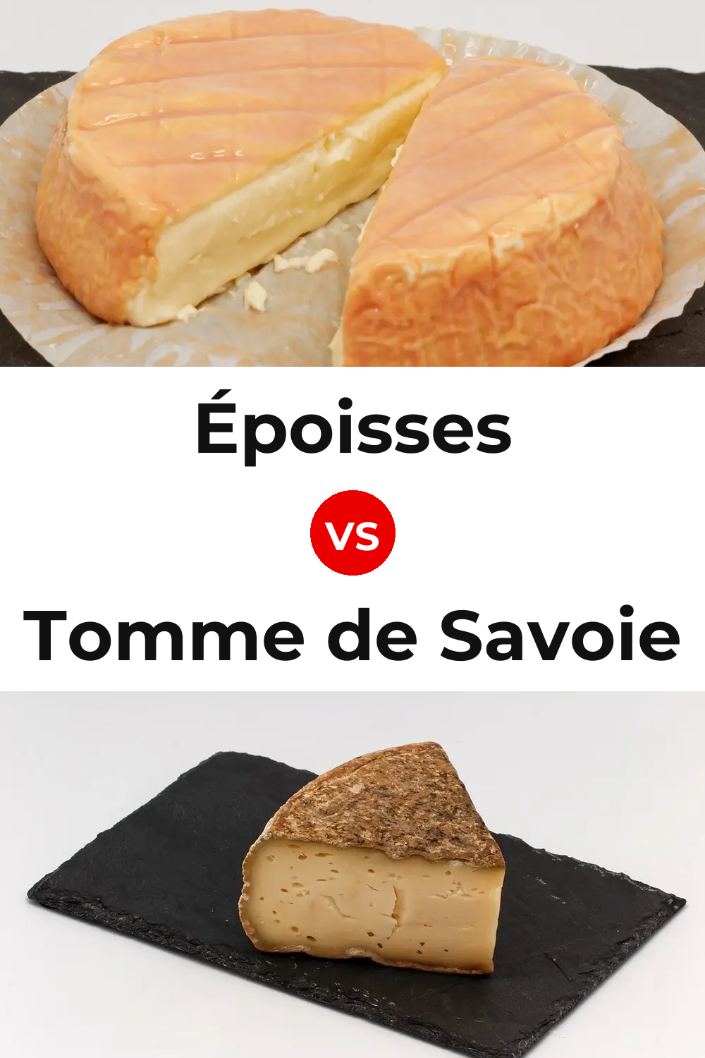 Époisses Cheese vs Tomme de Savoie Cheese Pinterest comparison