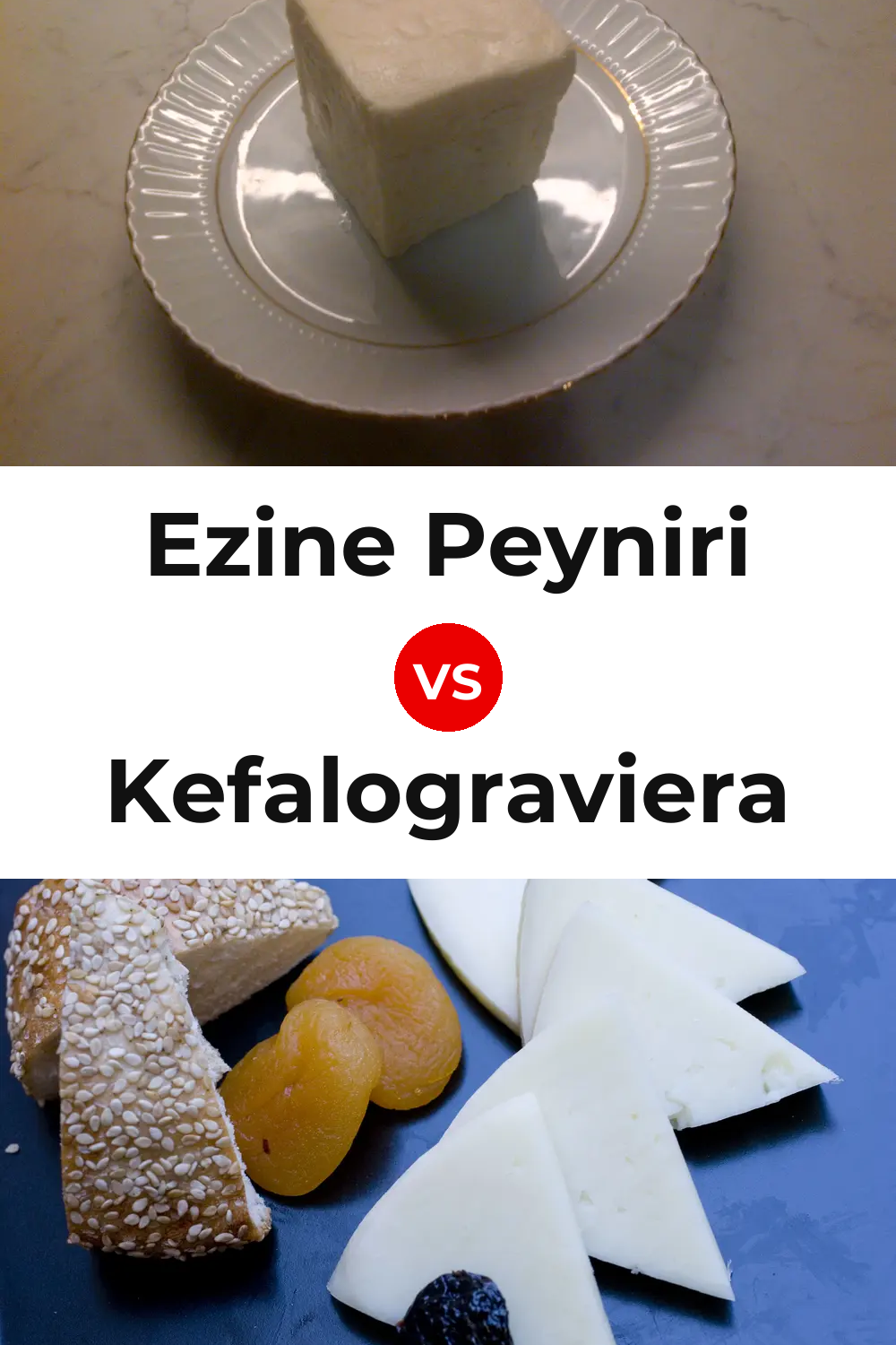 Ezine Peyniri Cheese vs Kefalograviera Cheese Pinterest comparison