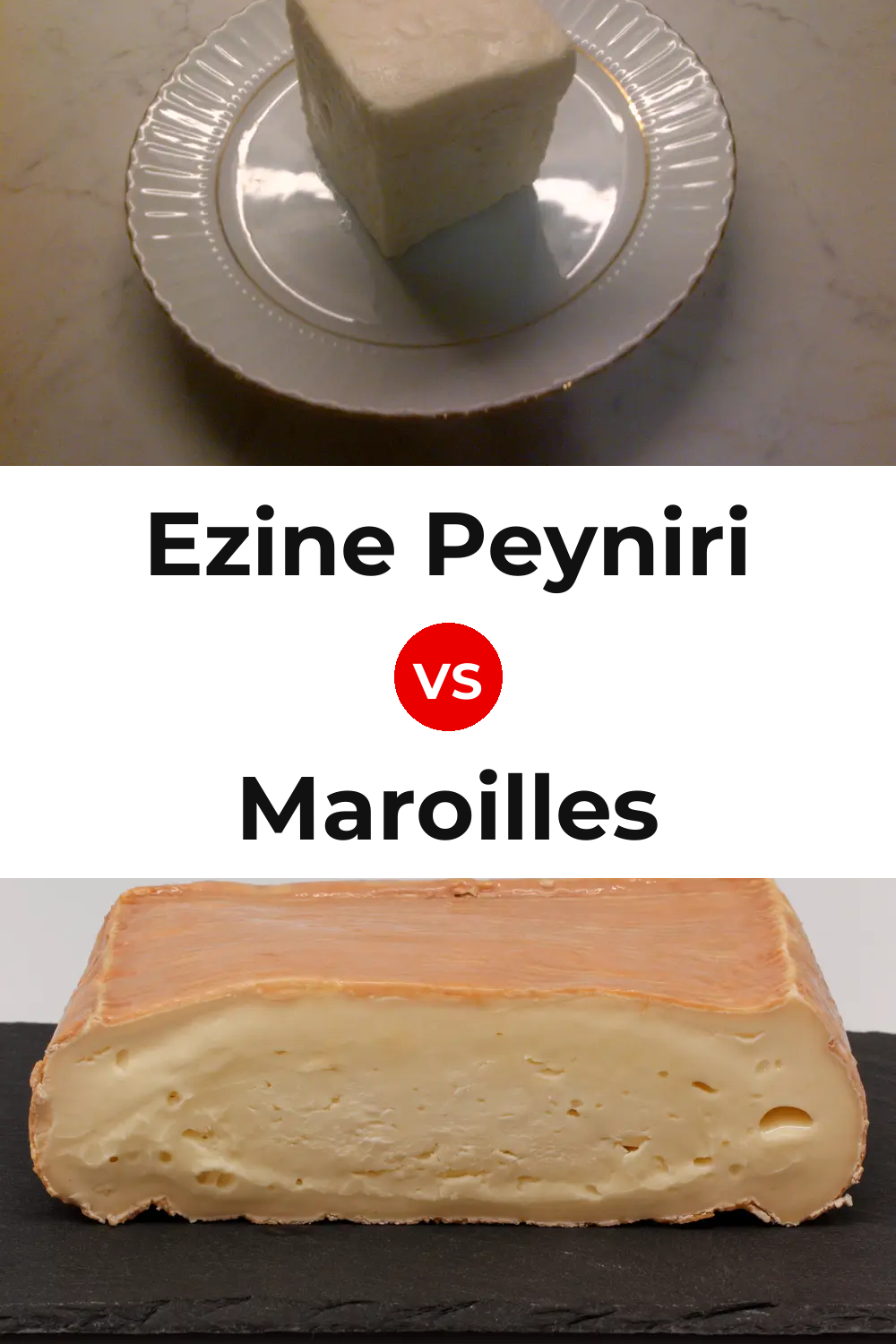 Ezine Peyniri Cheese vs Maroilles Cheese Pinterest comparison