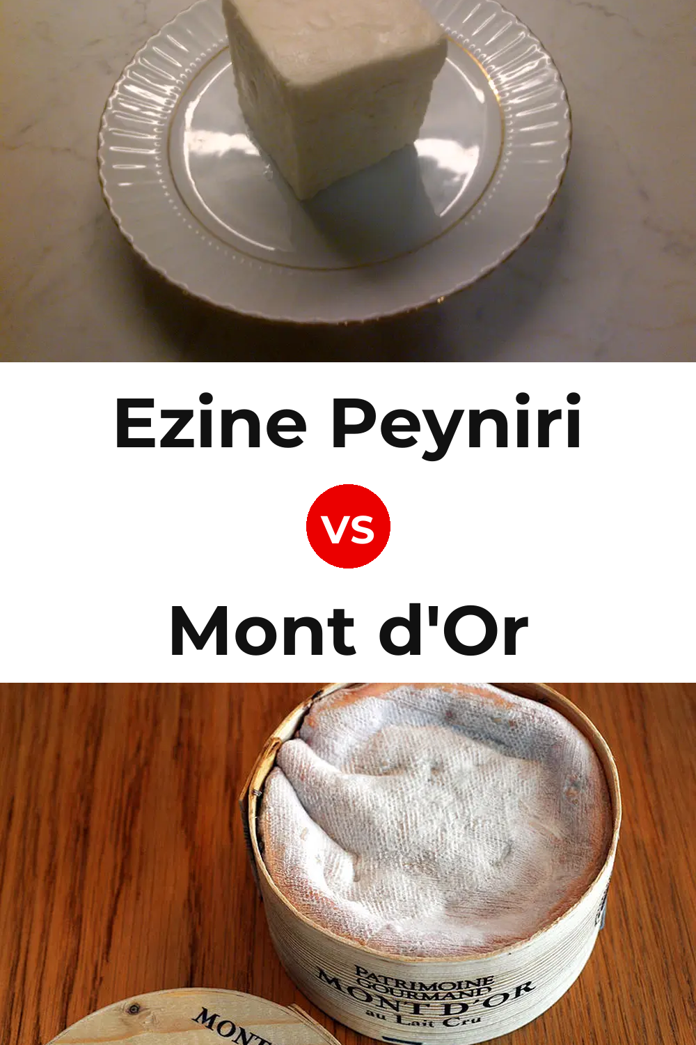 Ezine Peyniri Cheese vs Mont d'Or Cheese Pinterest comparison