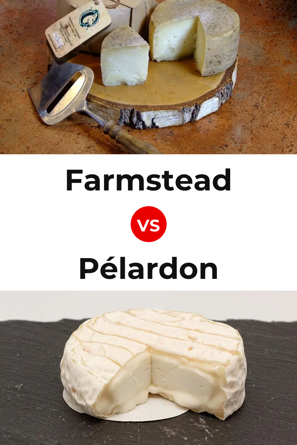 Farmstead Cheese vs Pélardon Cheese Pinterest comparison