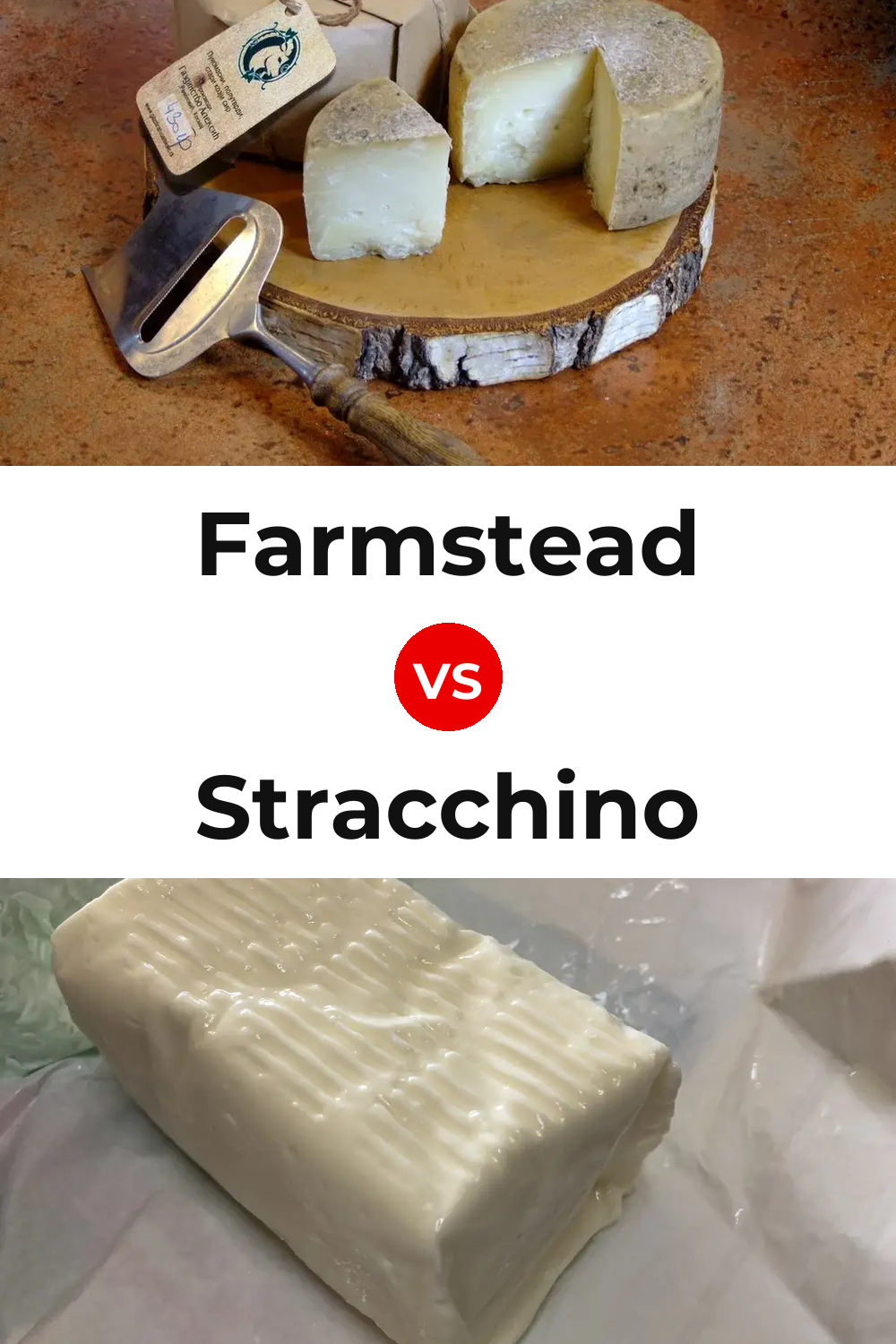 Farmstead Cheese vs Stracchino Cheese Pinterest comparison