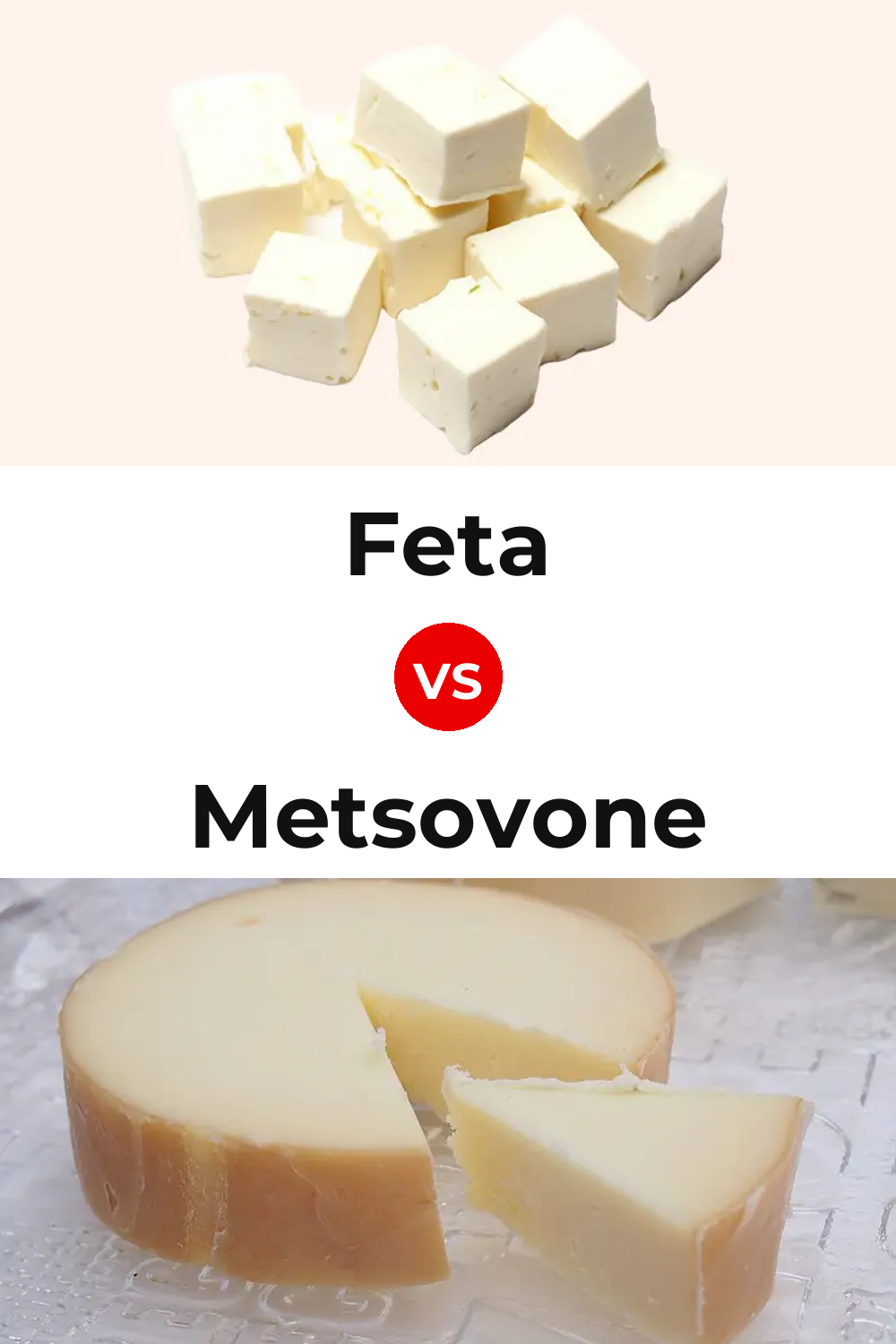 Feta Cheese vs Metsovone Cheese Pinterest comparison