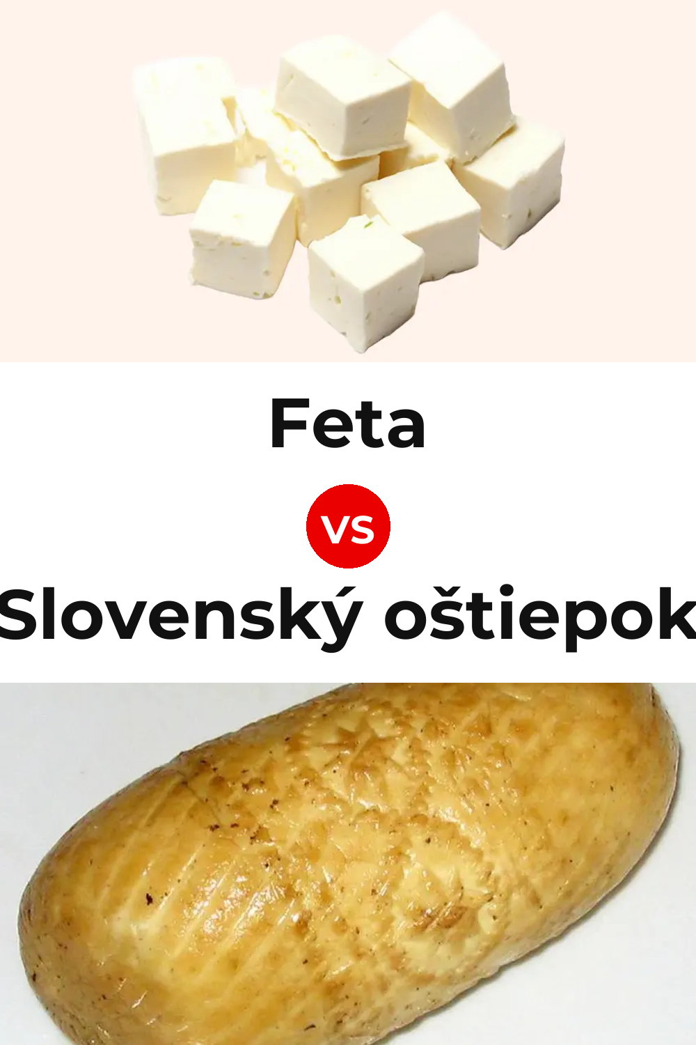 Feta Cheese vs Slovenský oštiepok Cheese Pinterest comparison