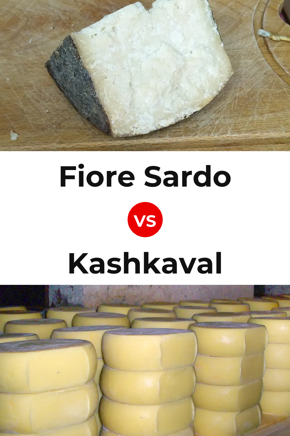 Fiore Sardo Cheese vs Kashkaval Cheese Pinterest comparison