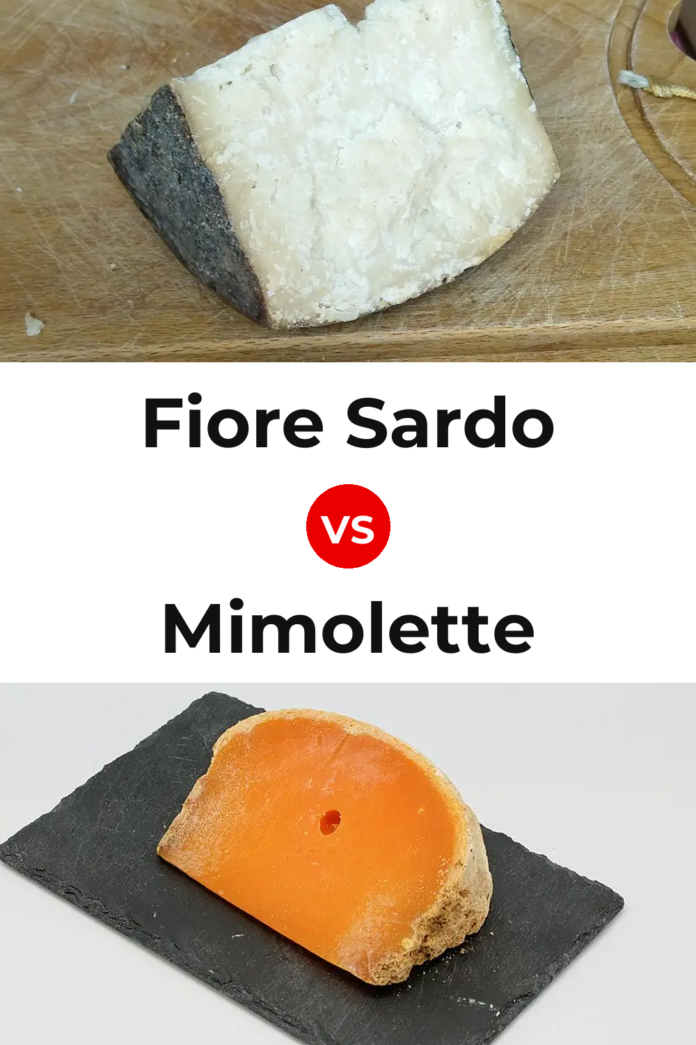 Fiore Sardo Cheese vs Mimolette Cheese Pinterest comparison