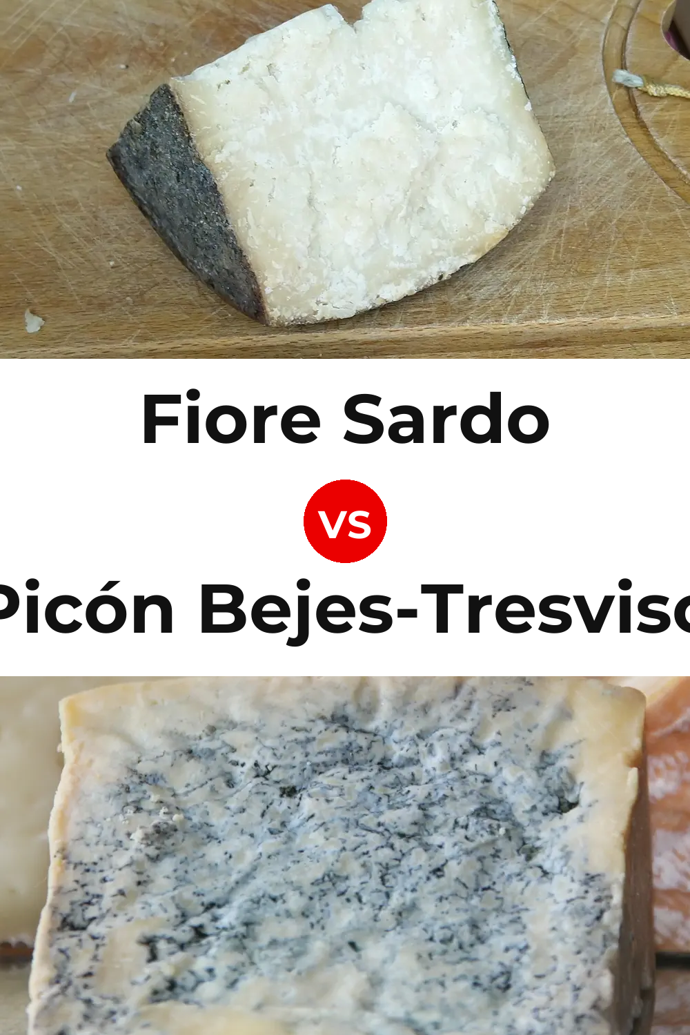 Fiore Sardo Cheese vs Picón Bejes-Tresviso Cheese Pinterest comparison