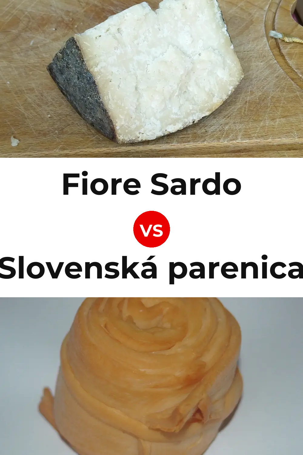 Fiore Sardo Cheese vs Slovenská parenica Cheese Pinterest comparison