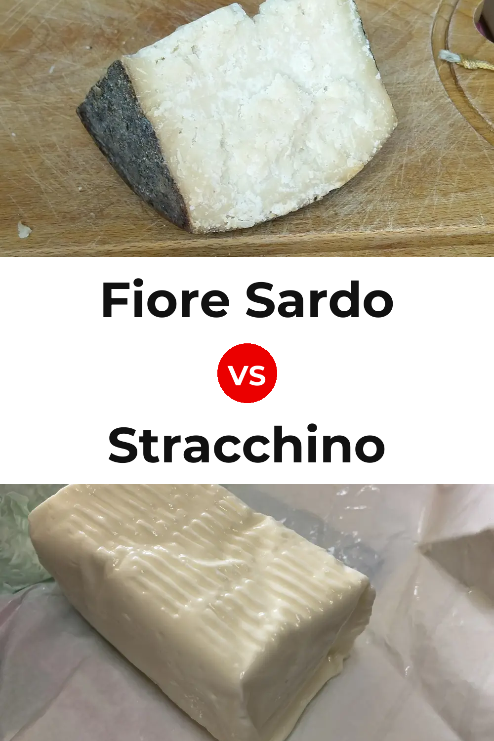 Fiore Sardo Cheese vs Stracchino Cheese Pinterest comparison